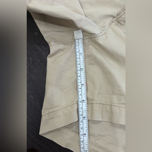 Old Navy Size 10 Regular Khaki Light Tan Cotton Shorts - Picture 4 of 6